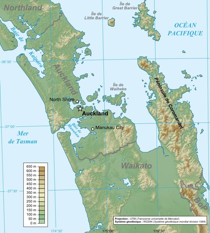 Auckland geological map