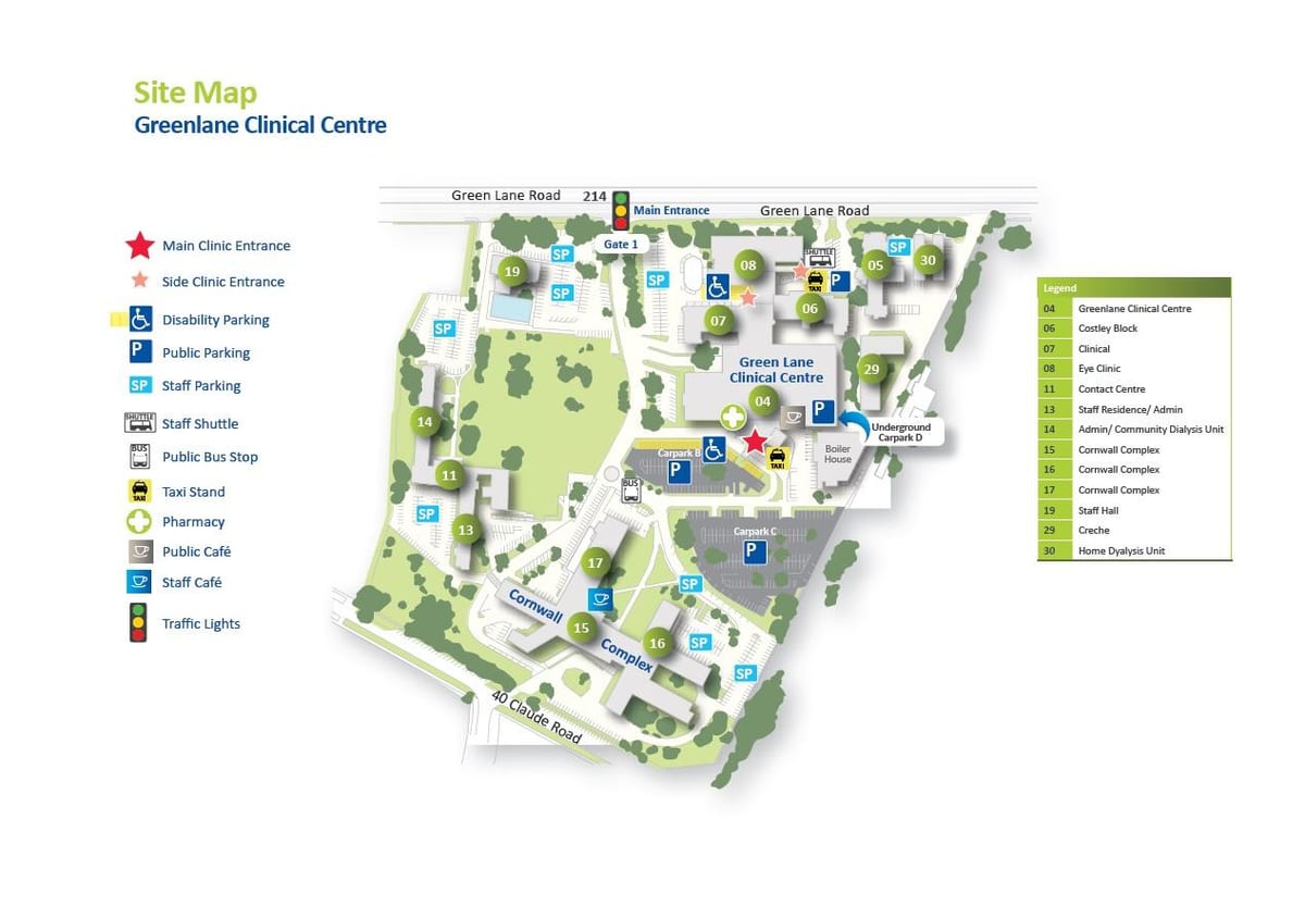 mapa ng Middlemore ospital