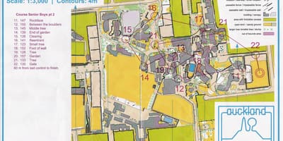 Mapa ng Epsom Auckland